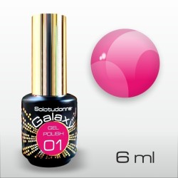 Semipermanente Unghie Gel Polish Shocking Pink Galaxy 01 - Solotudonna
